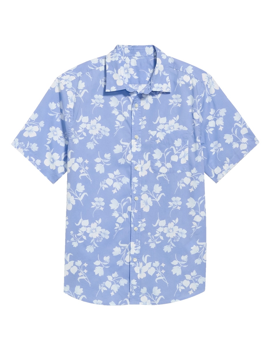Camisa Old Navy de algodón manga corta para hombre