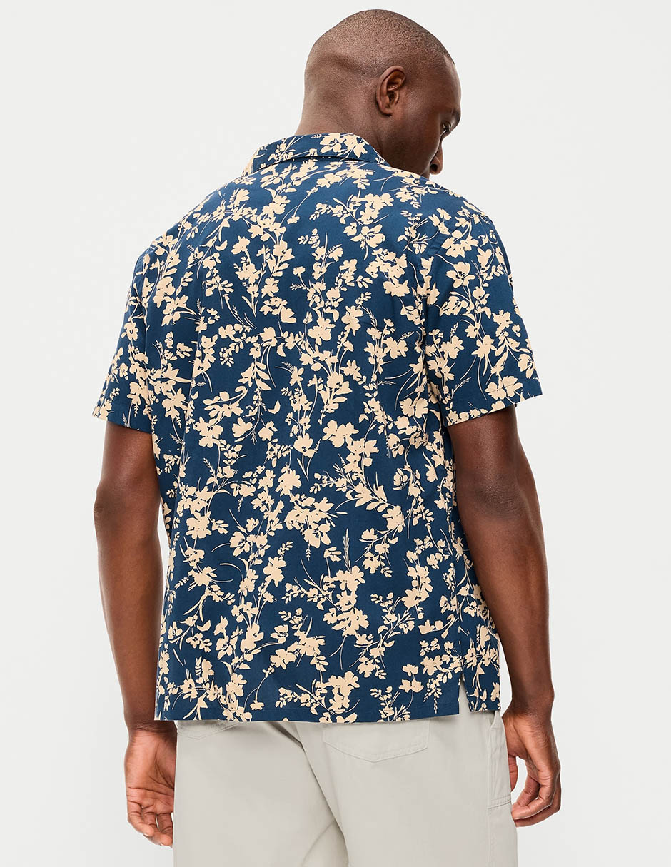 Camisa de algodón manga corta para hombre 2