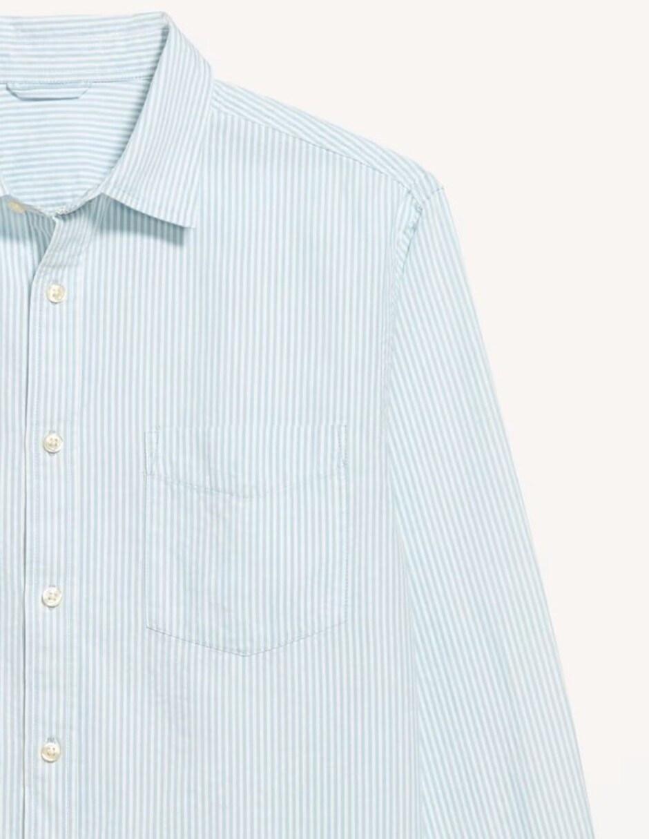 Camisa de algodón manga larga para hombre 3