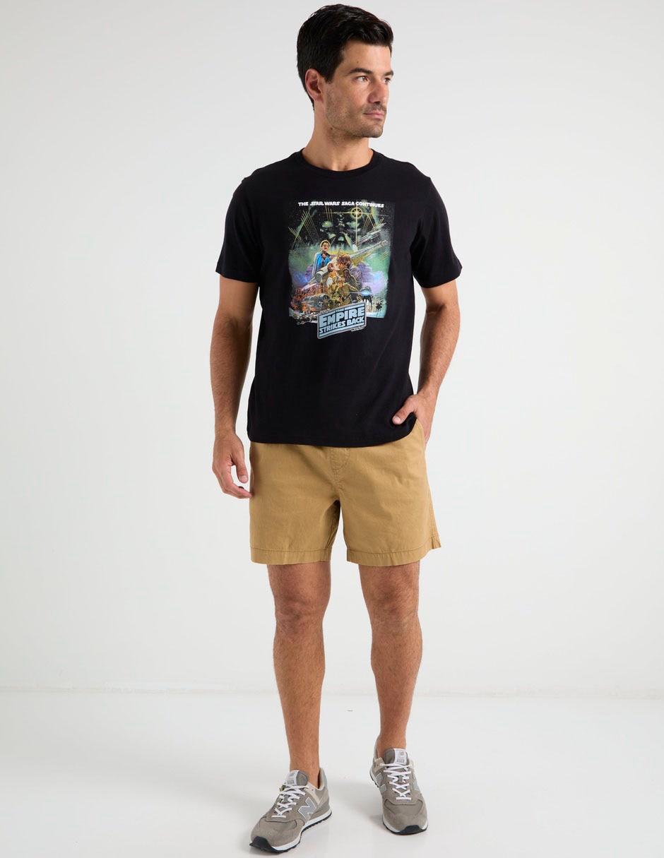 Playera Star Wars manga corta para hombre