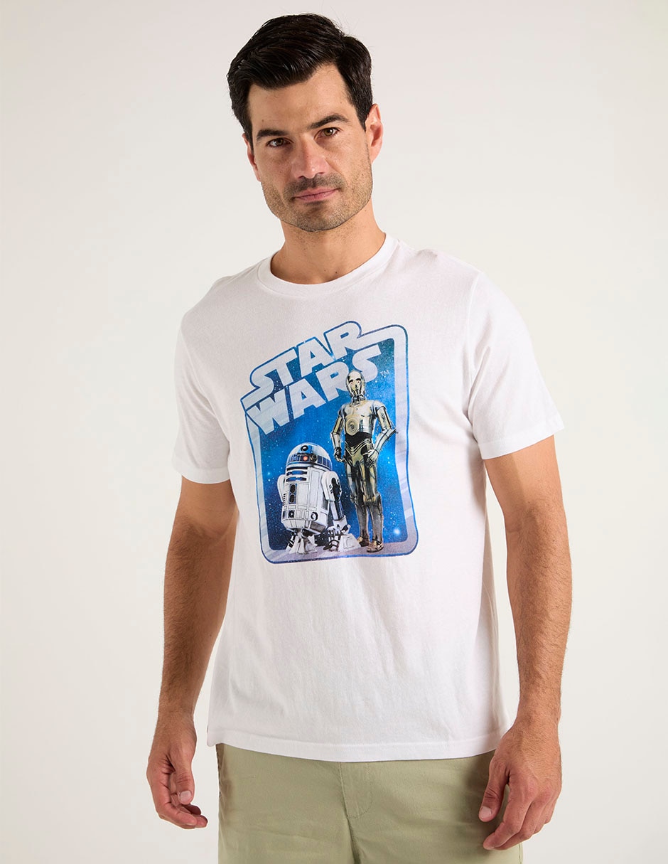 Playera Star Wars cuello redondo para hombre