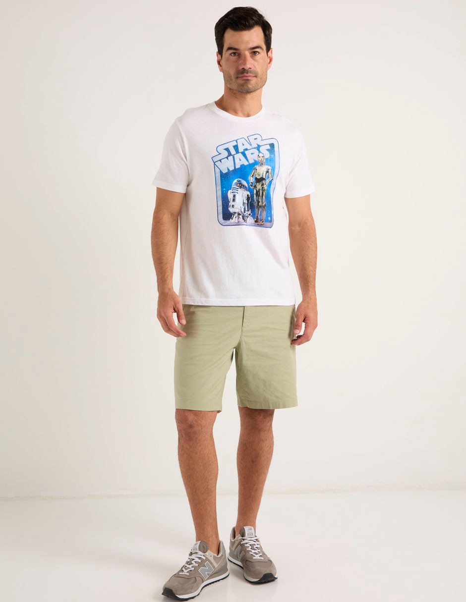 Playera Star Wars manga corta para hombre