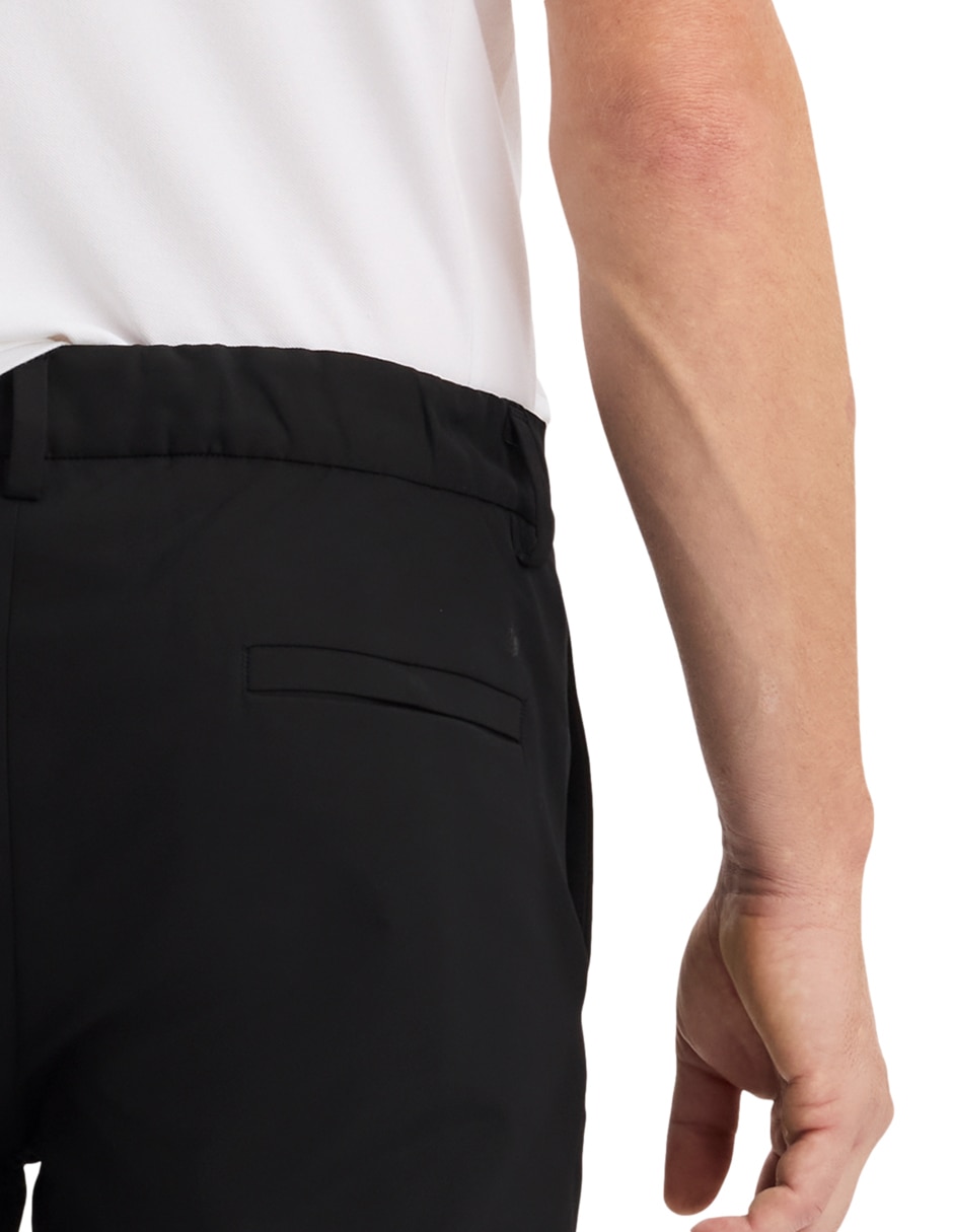 "pantalón" casual regular slim "de" poliéster "para hombre" 4