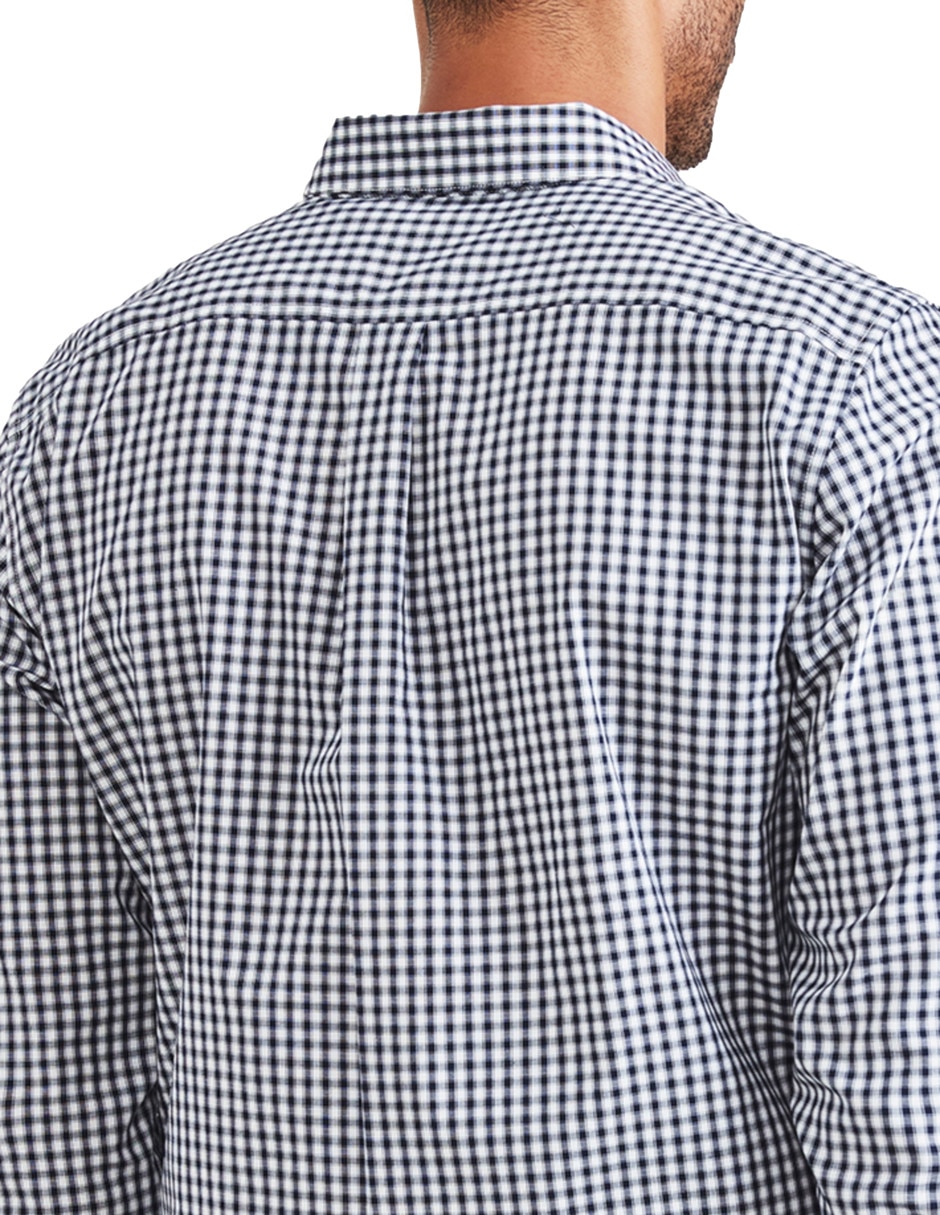Camisa de vestir Dockers de algodón manga larga para hombre