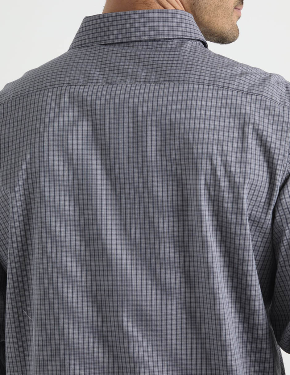 Camisa casual dockers de algodón manga larga para hombre