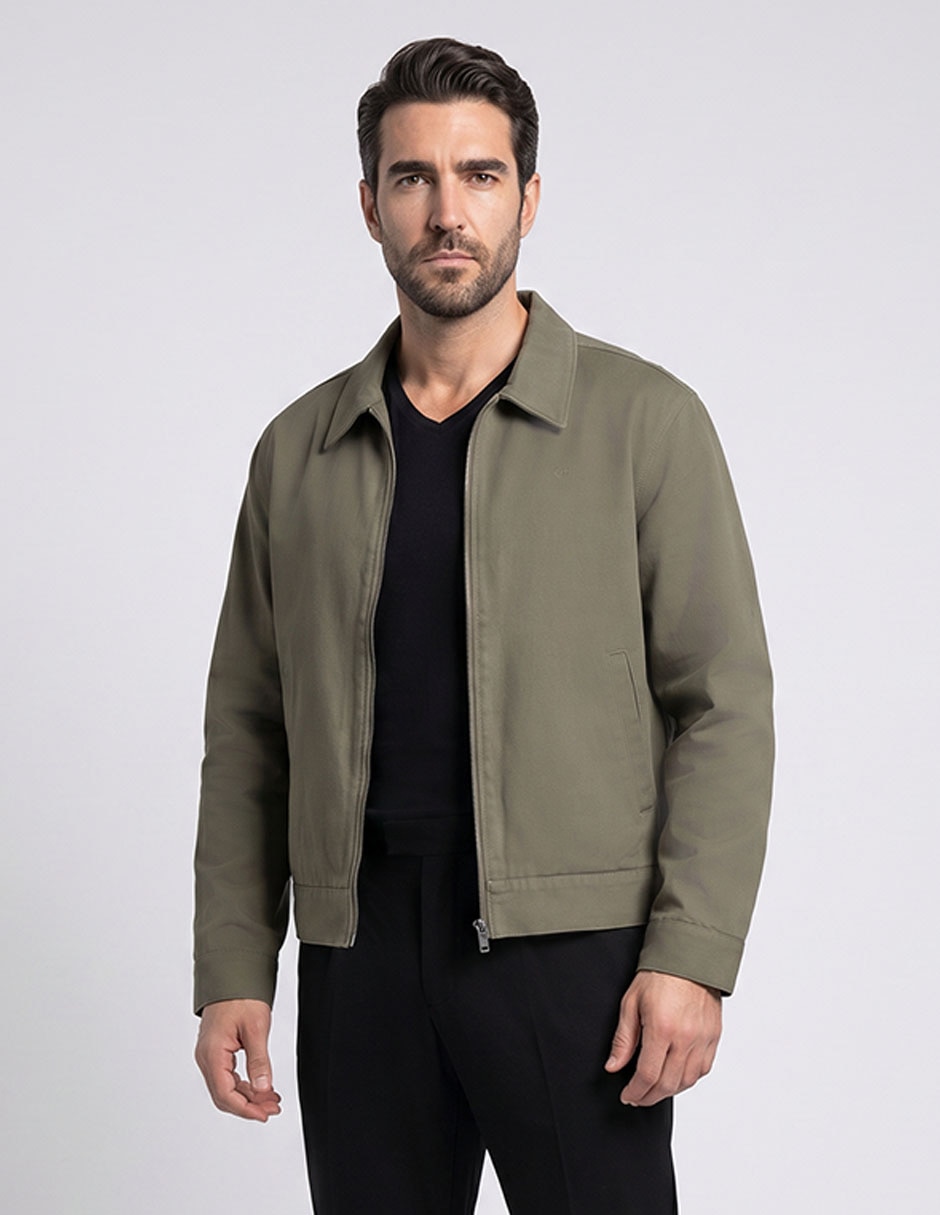 "chamarra" casual dockers no "de" algodón sin diseño "para hombre"