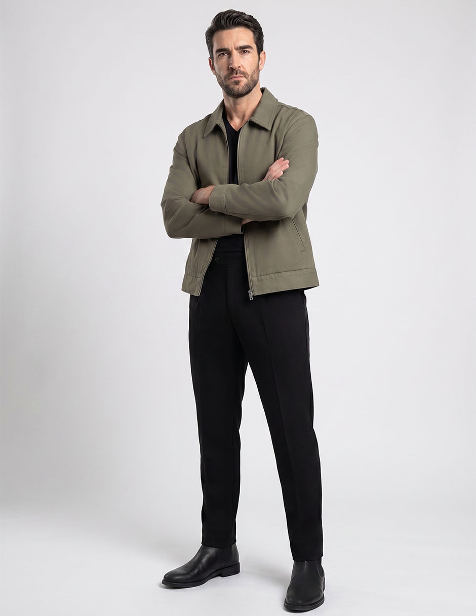 "chamarra" casual dockers no "de" algodón sin diseño "para hombre"
