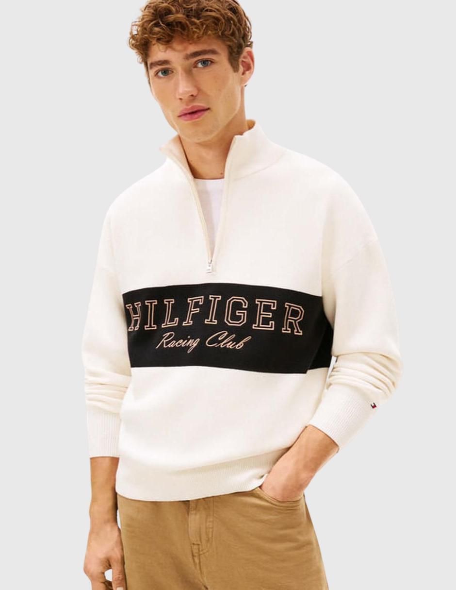 Suéter cuello con cierre para hombre 1