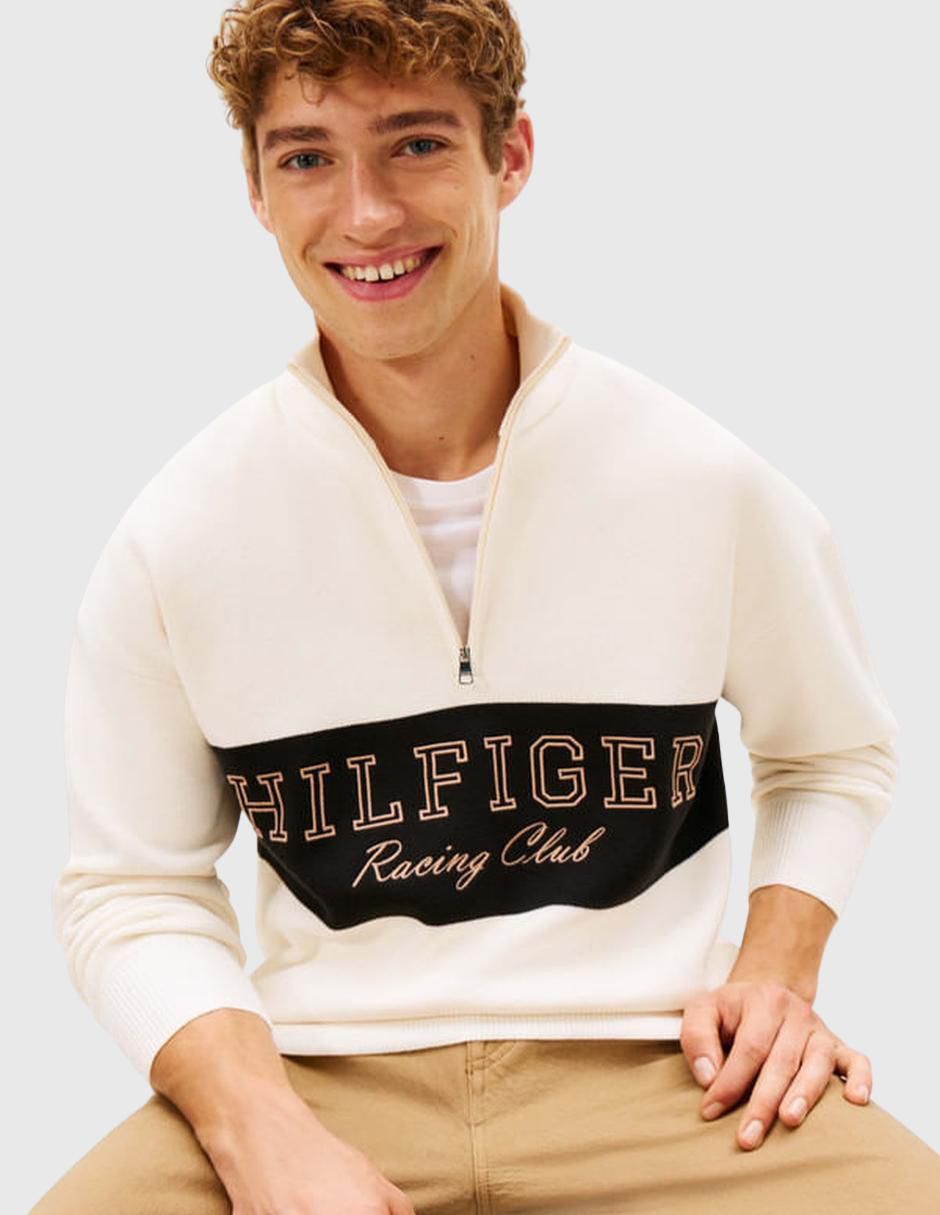 Suéter cuello con cierre para hombre 4