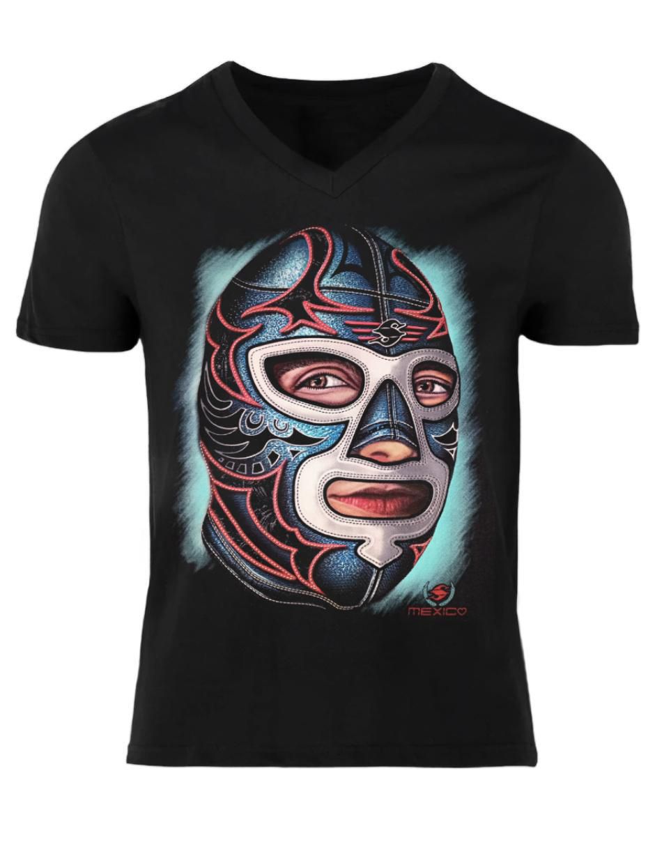 Playera cuello V para hombre