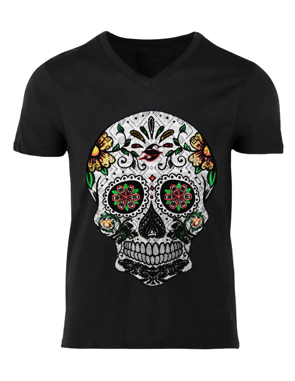 Playera cuello V para hombre 6