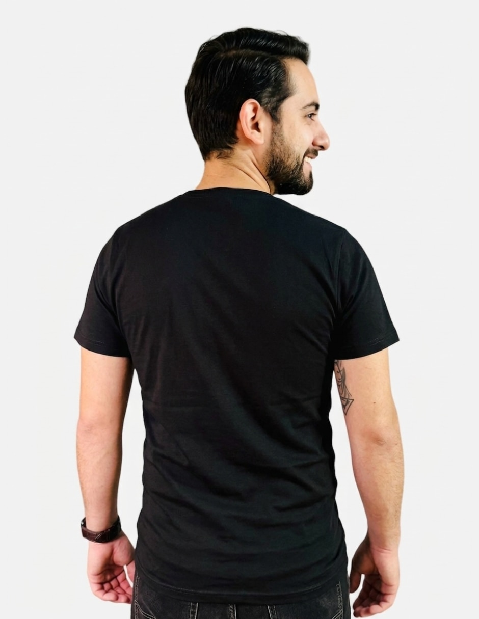Playera cuello V para hombre