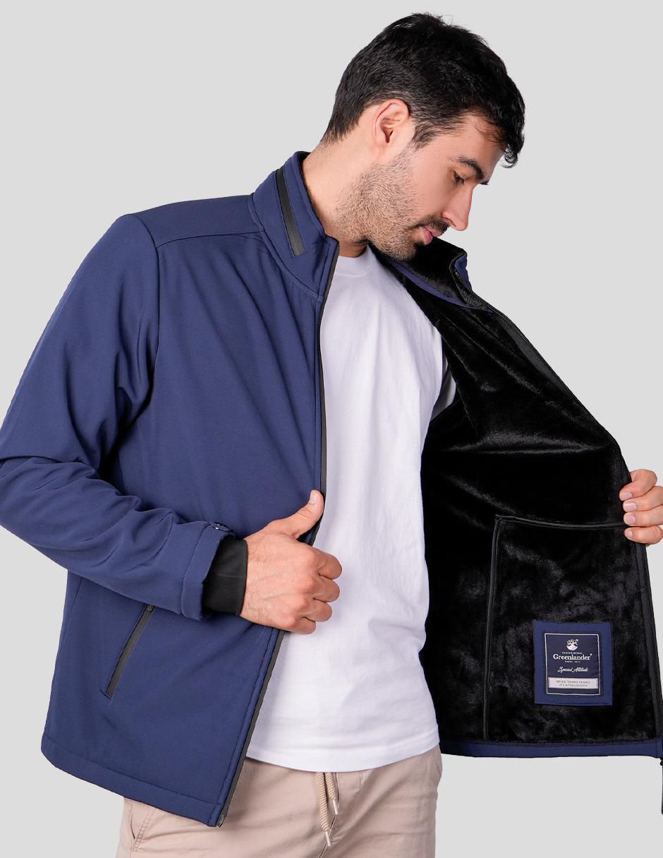 Chamarra casual impermeable capucha desmontable para hombre 5
