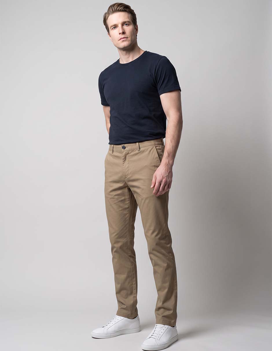 Pantalón slim de algodón para hombre 3
