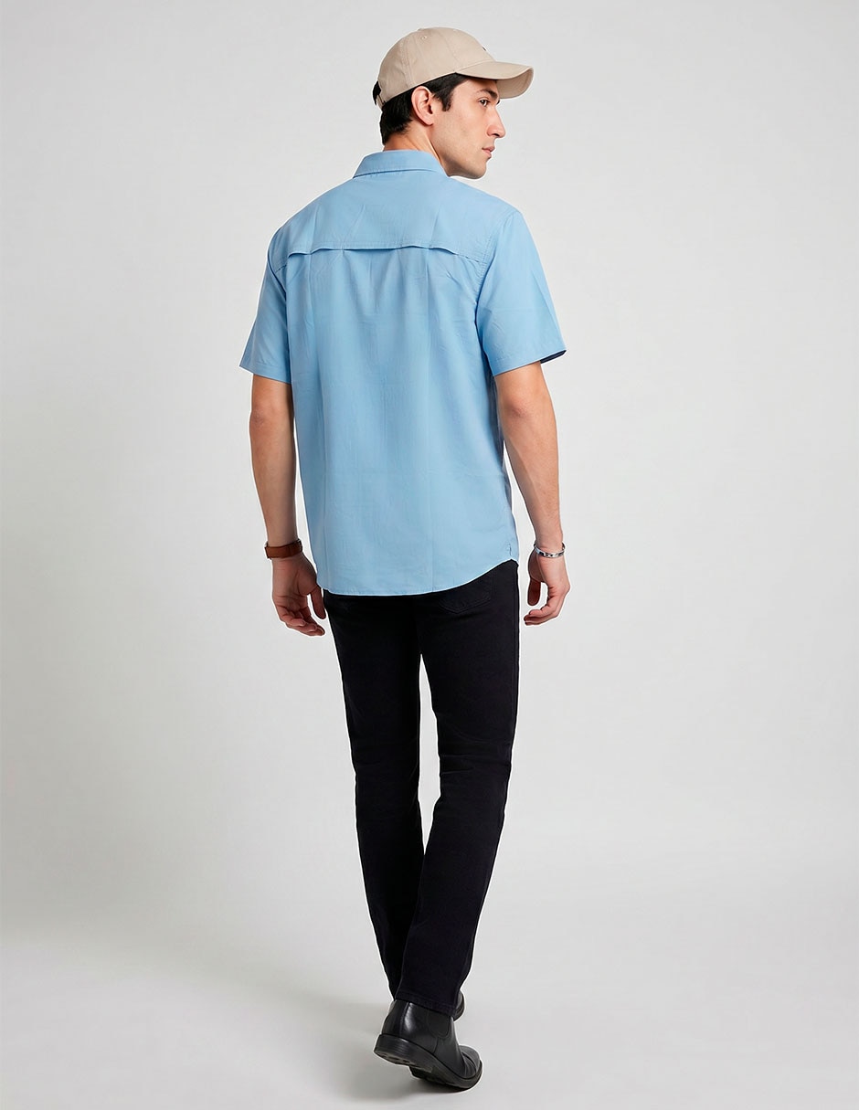 Camisa casual manga corta para hombre 2