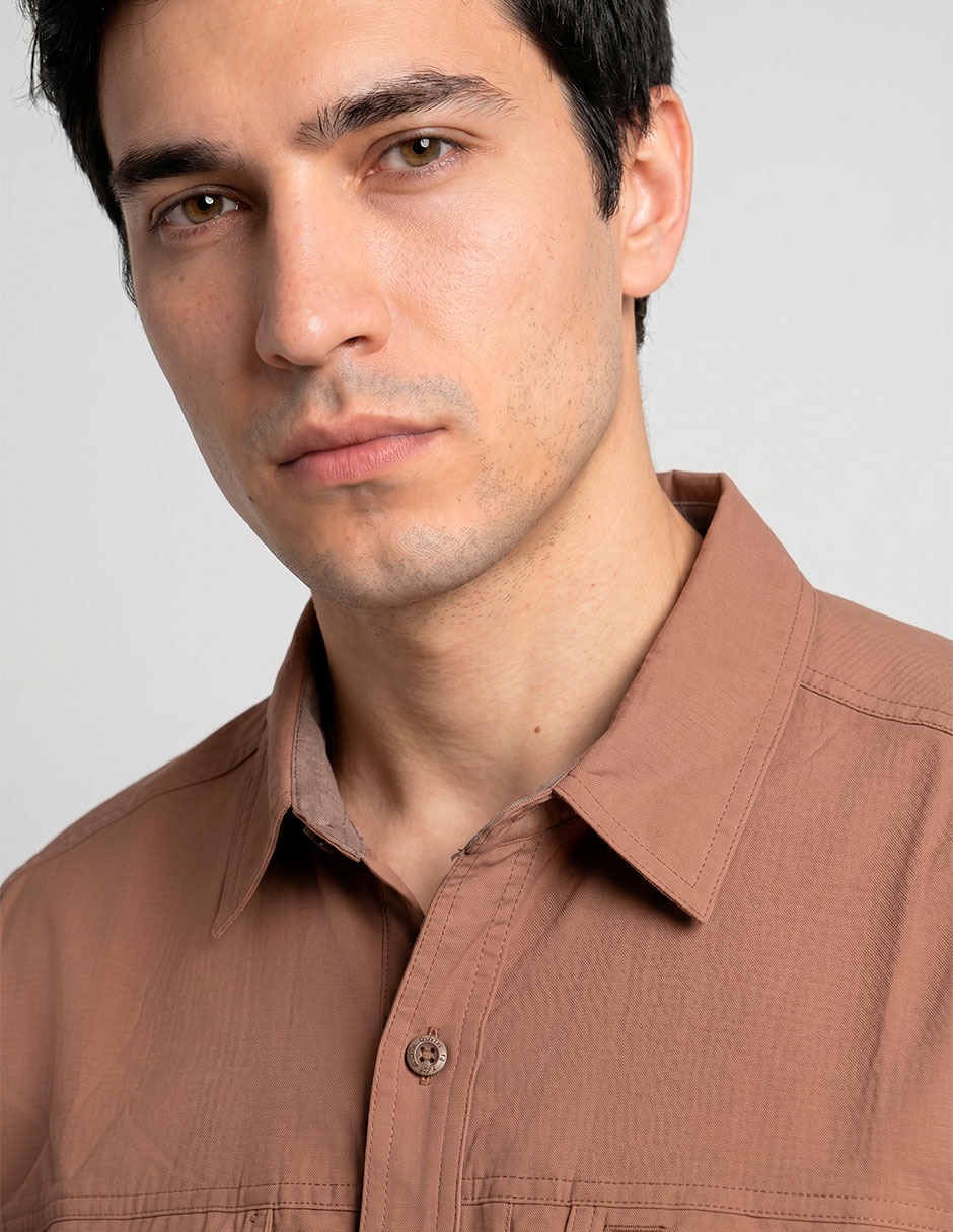 Camisa casual Eddie Bauer manga corta para hombre
