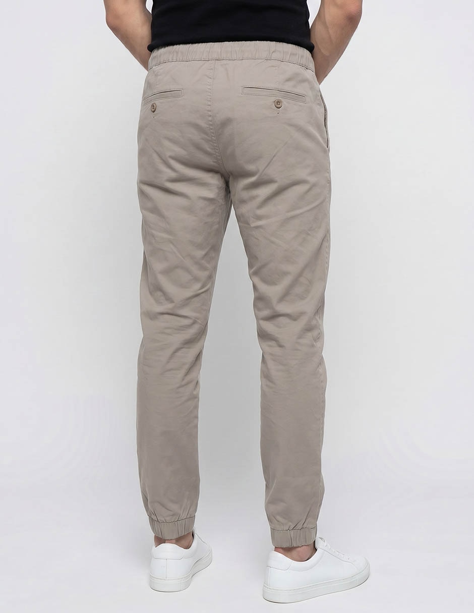 Pantalón jogger straight de algodón para hombre 2