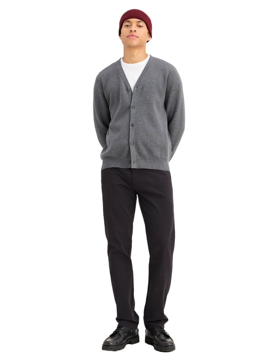 Pantalón casual chino slim para hombre