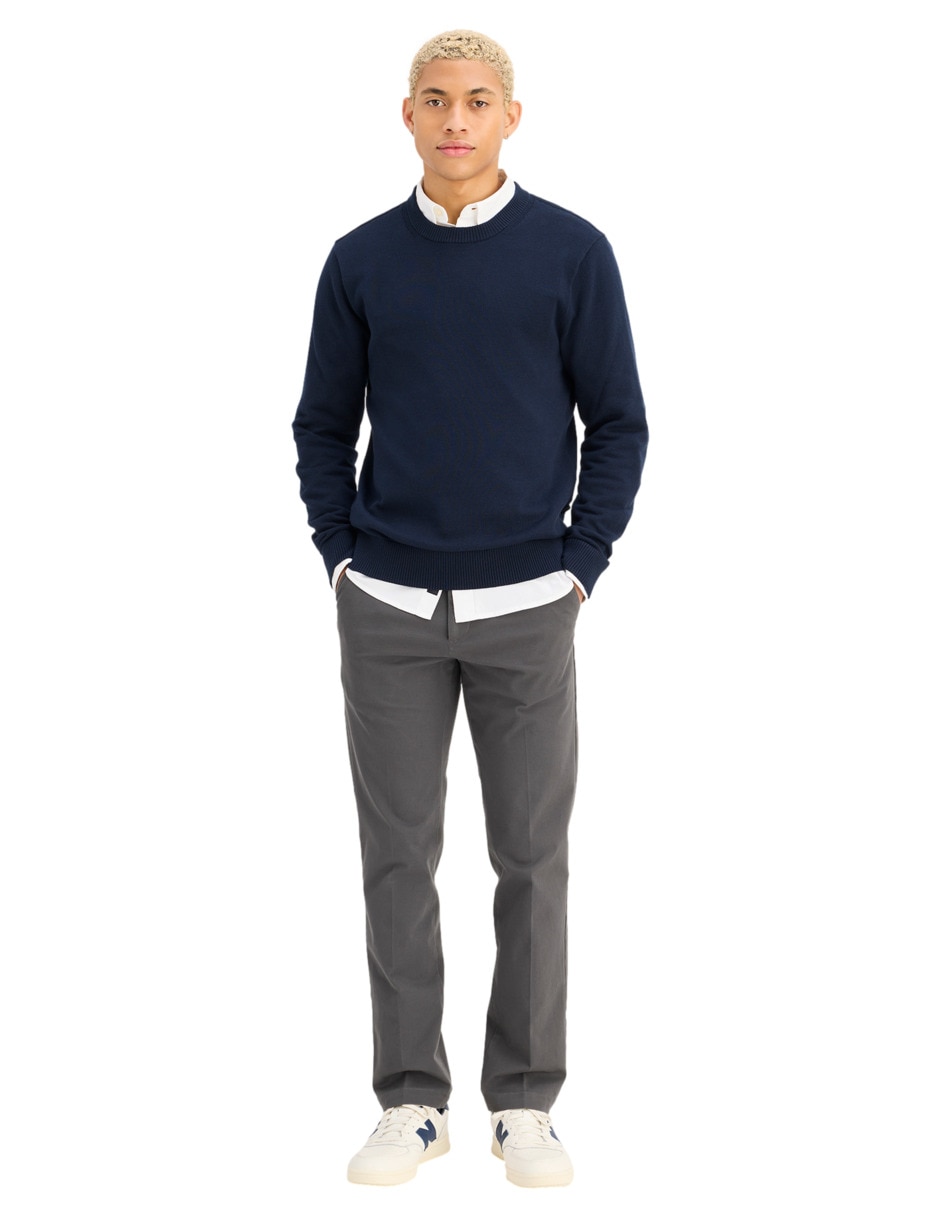 Pantalón casual slim para hombre