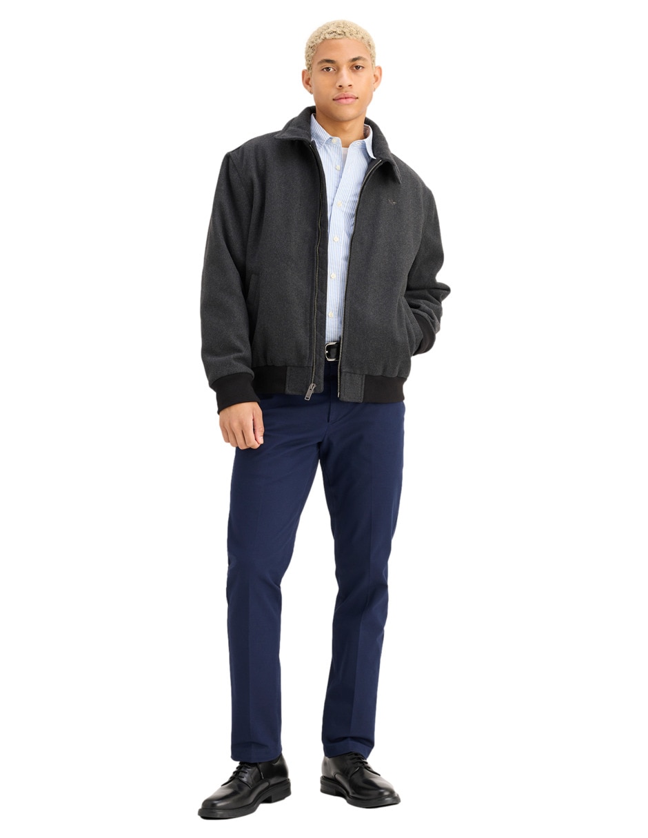Pantalón casual slim de algodón para hombre 3