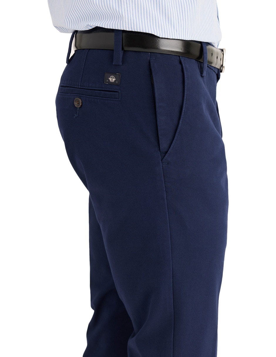 Pantalón casual slim de algodón para hombre 2