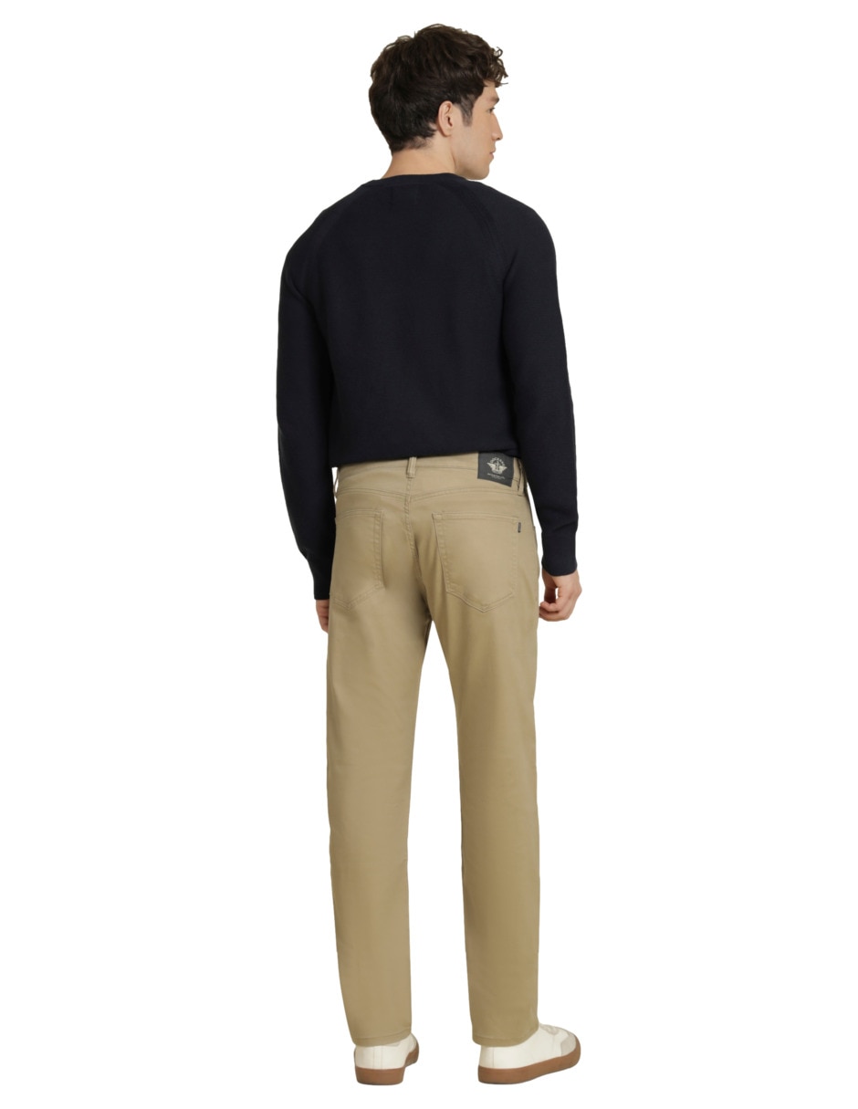 Pantalón casual straight para hombre 4