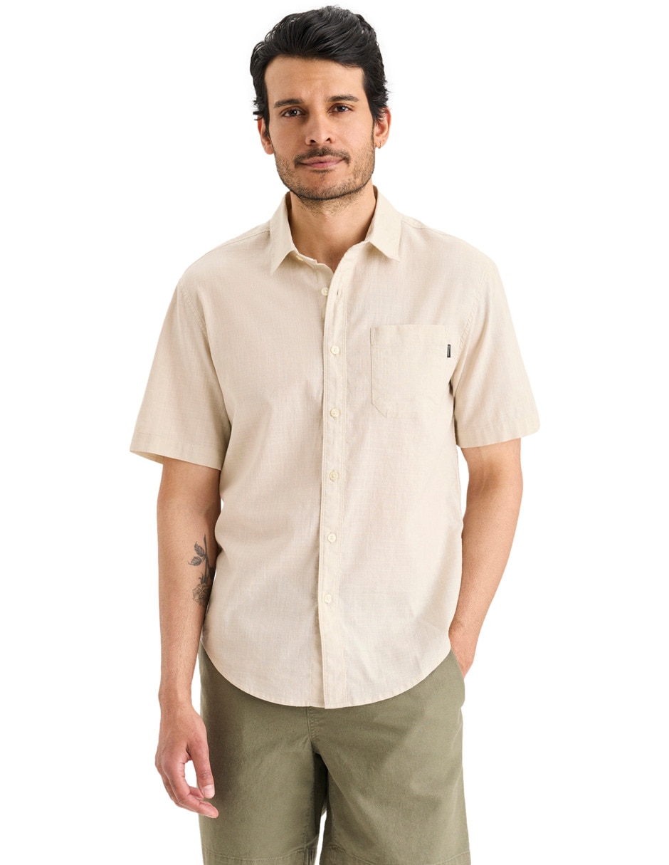 Camisa casual manga corta para hombre Camisa casual manga corta para hombre