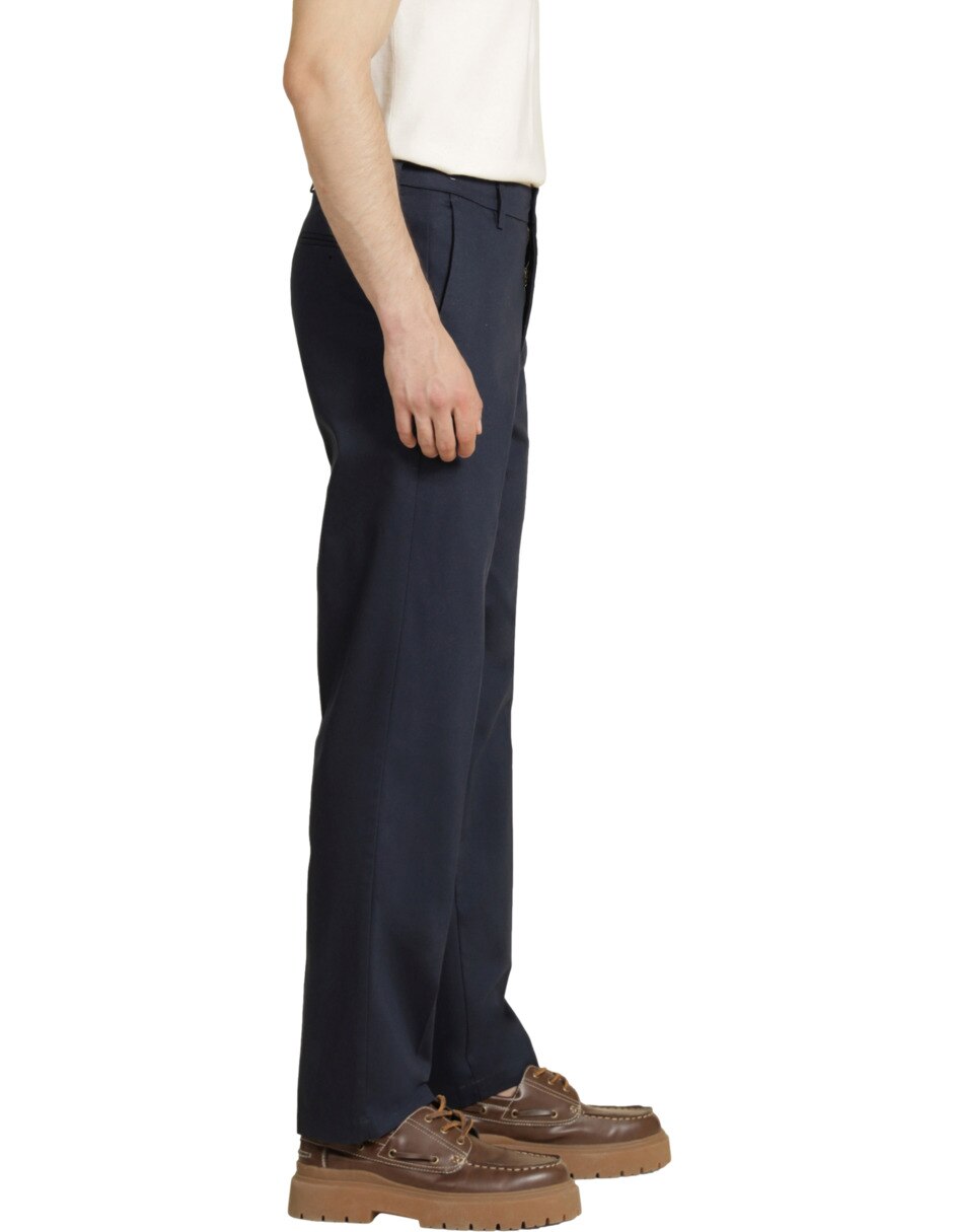 Pantalón Casual Regular Straight de Algodón para hombre 4