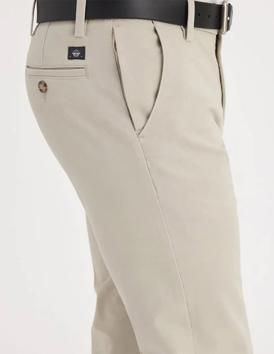 Pantalón casual slim Dockers de algodón para hombre