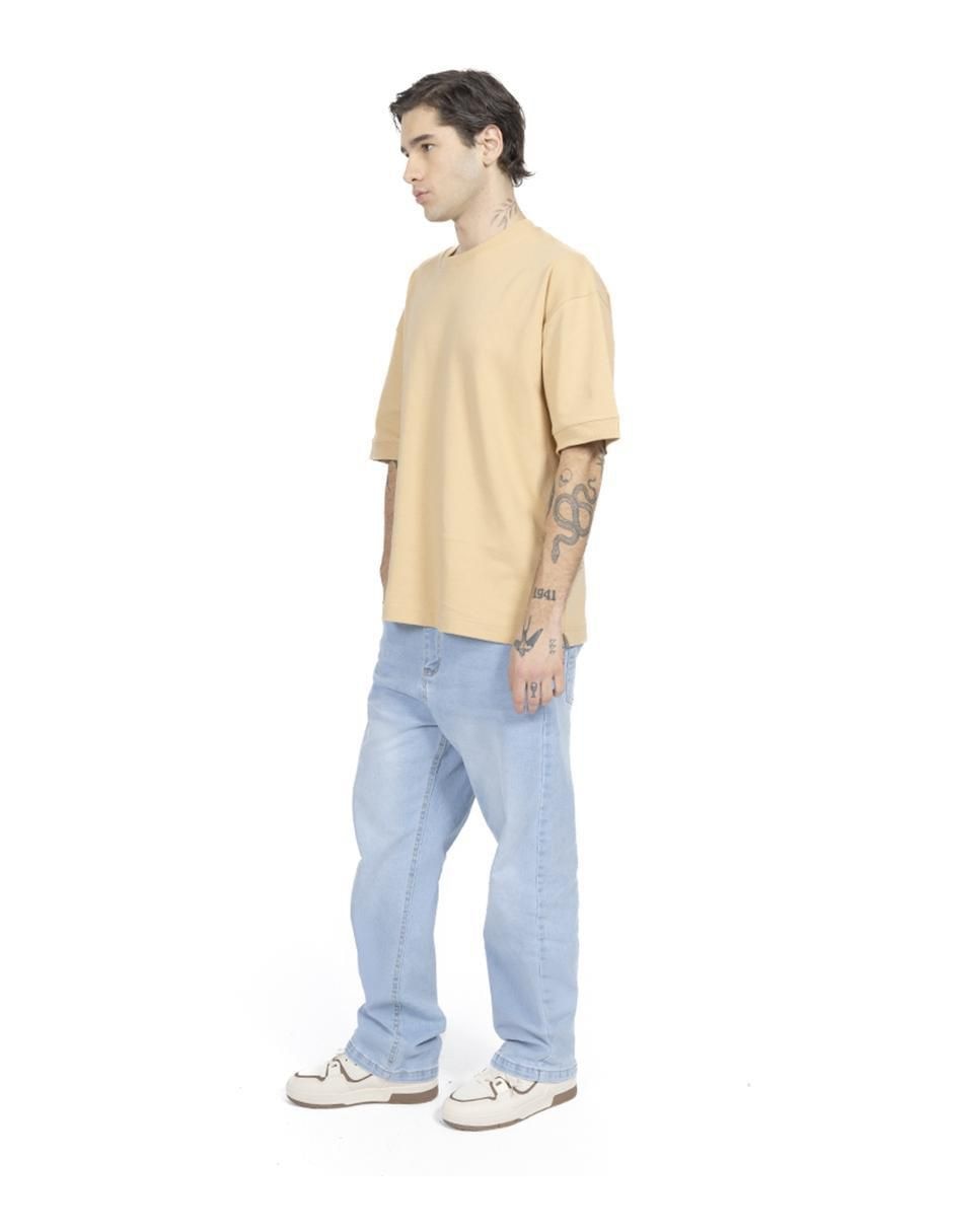 Jeans cargo baggy para hombre 4