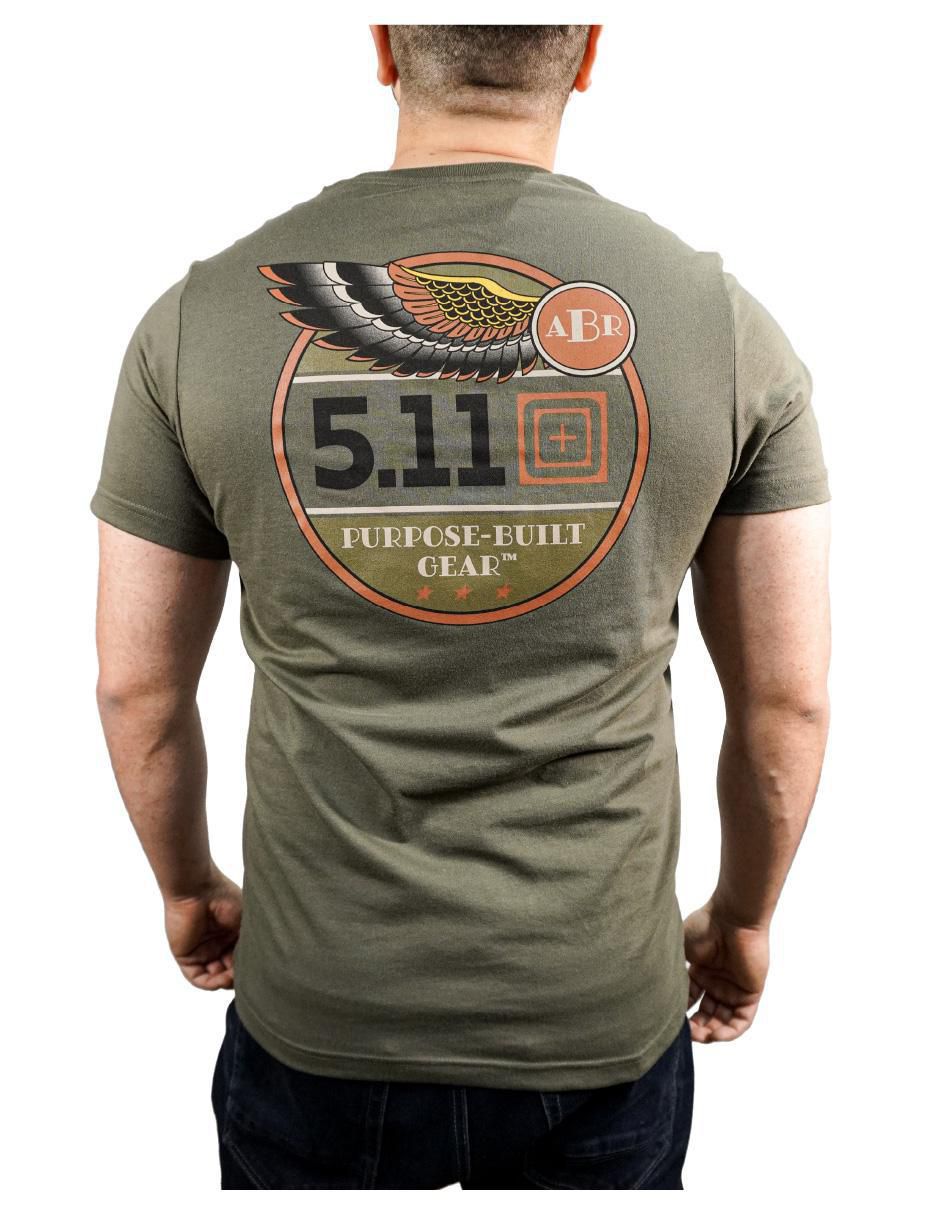 Playera 5.11 Tactical cuello redondo para hombre