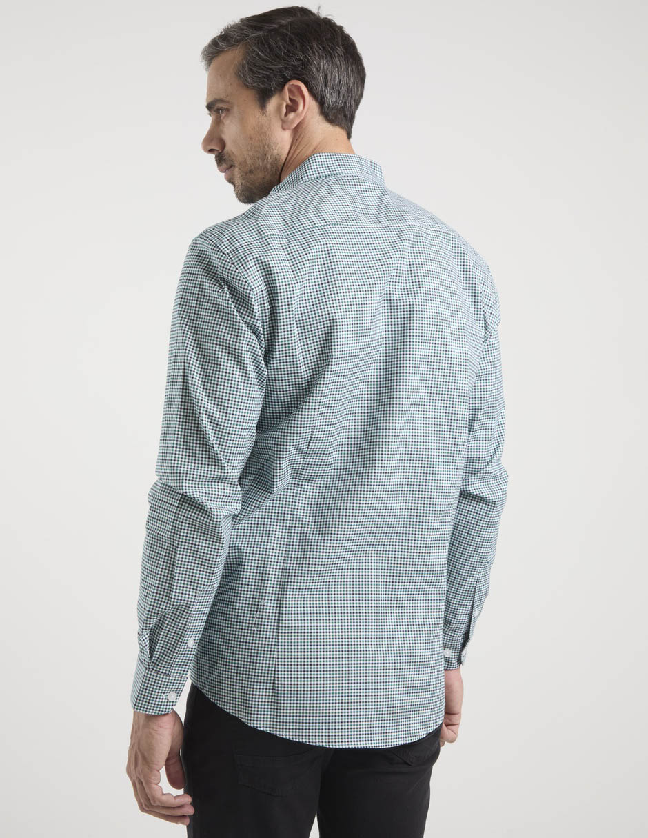 Camisa casual Dioro de algodón manga larga para hombre