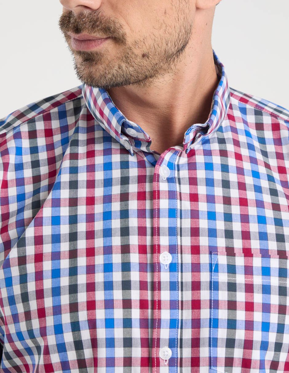 Camisa casual Dioro de algodón manga larga para hombre