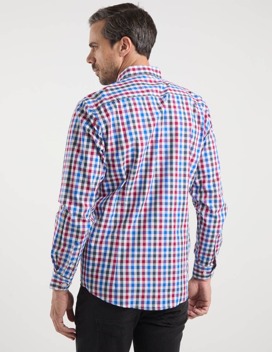 Camisa casual Dioro de algodón manga larga para hombre