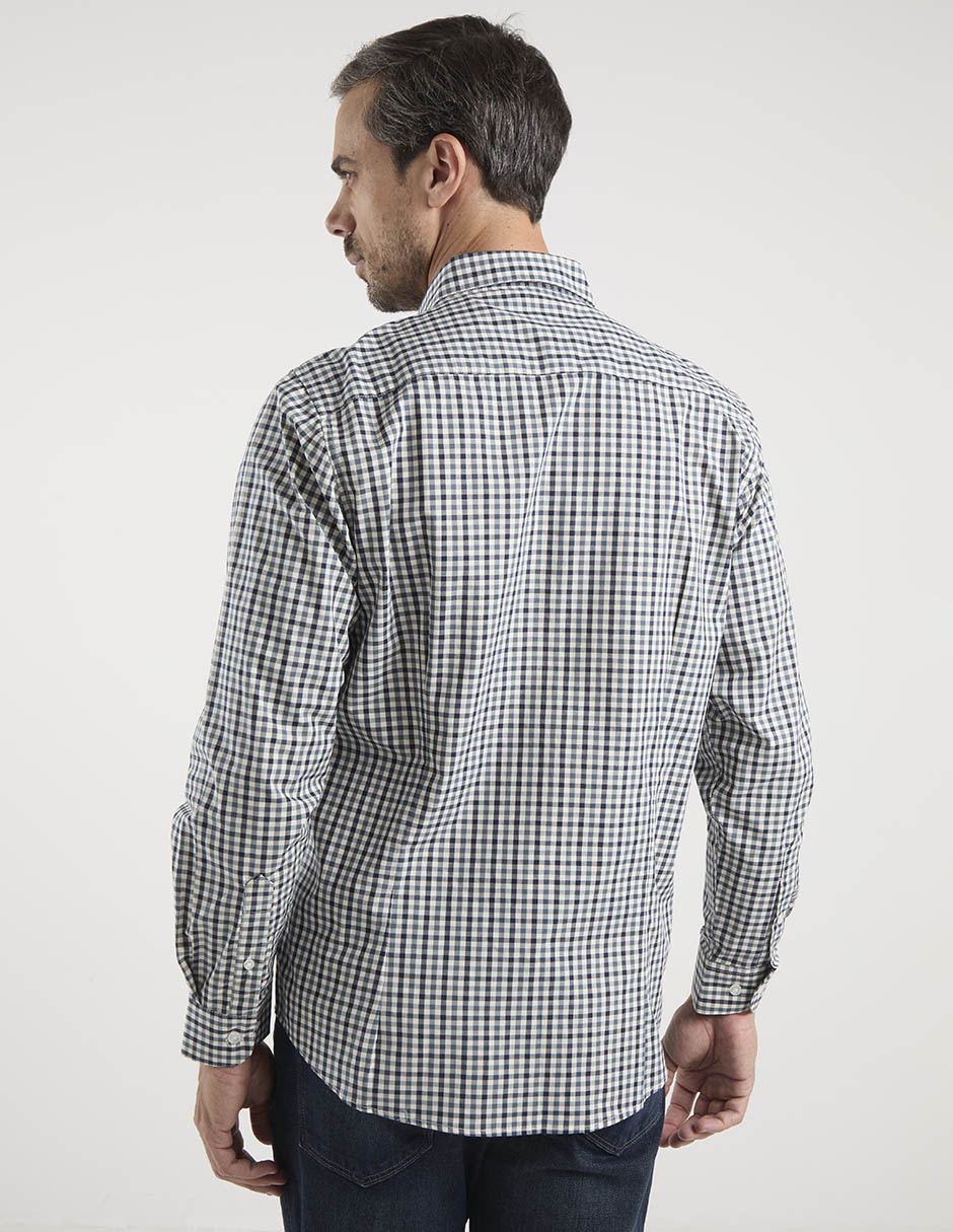 Camisa Dioro de algodón manga larga para hombre