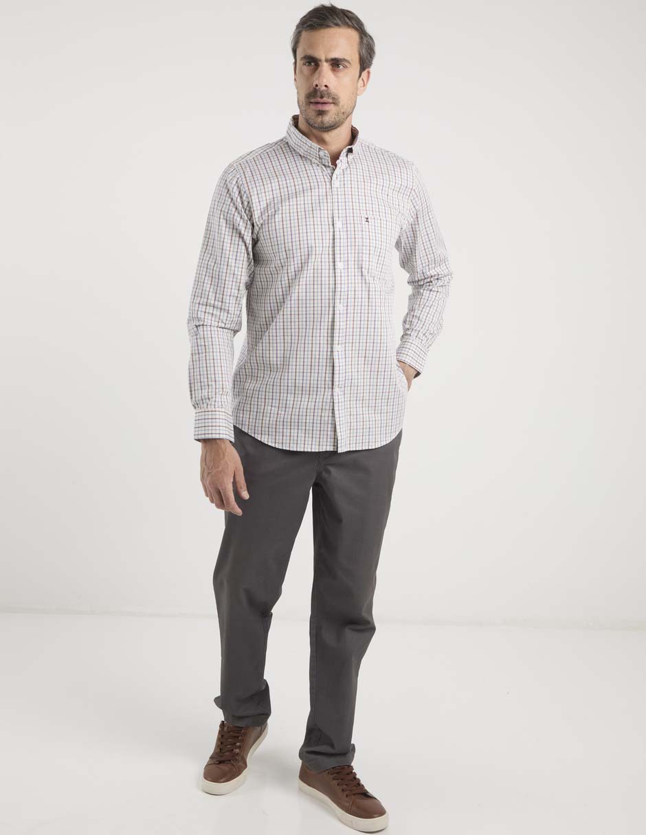 Camisa casual Dioro manga larga para hombre