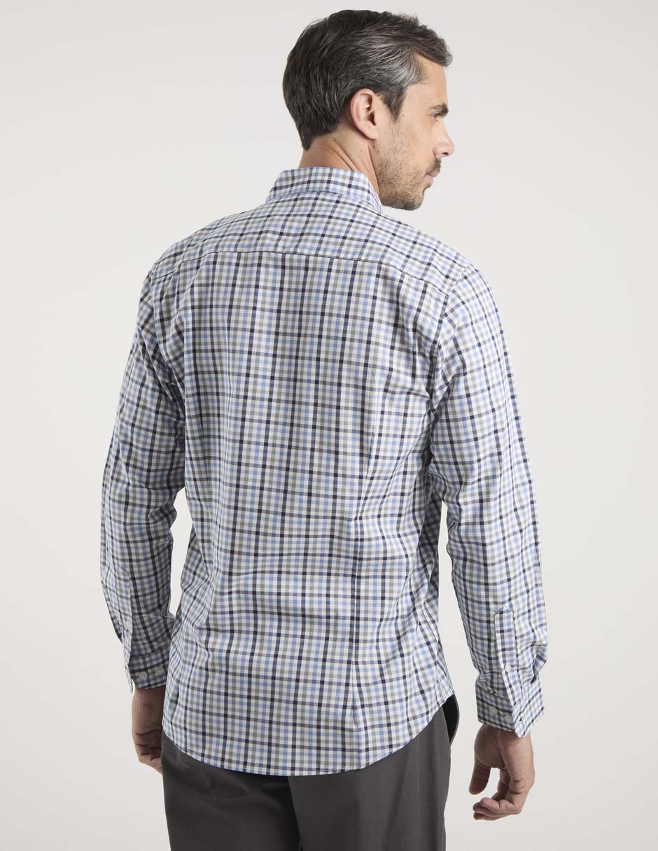 Camisa casual Dioro manga larga para hombre