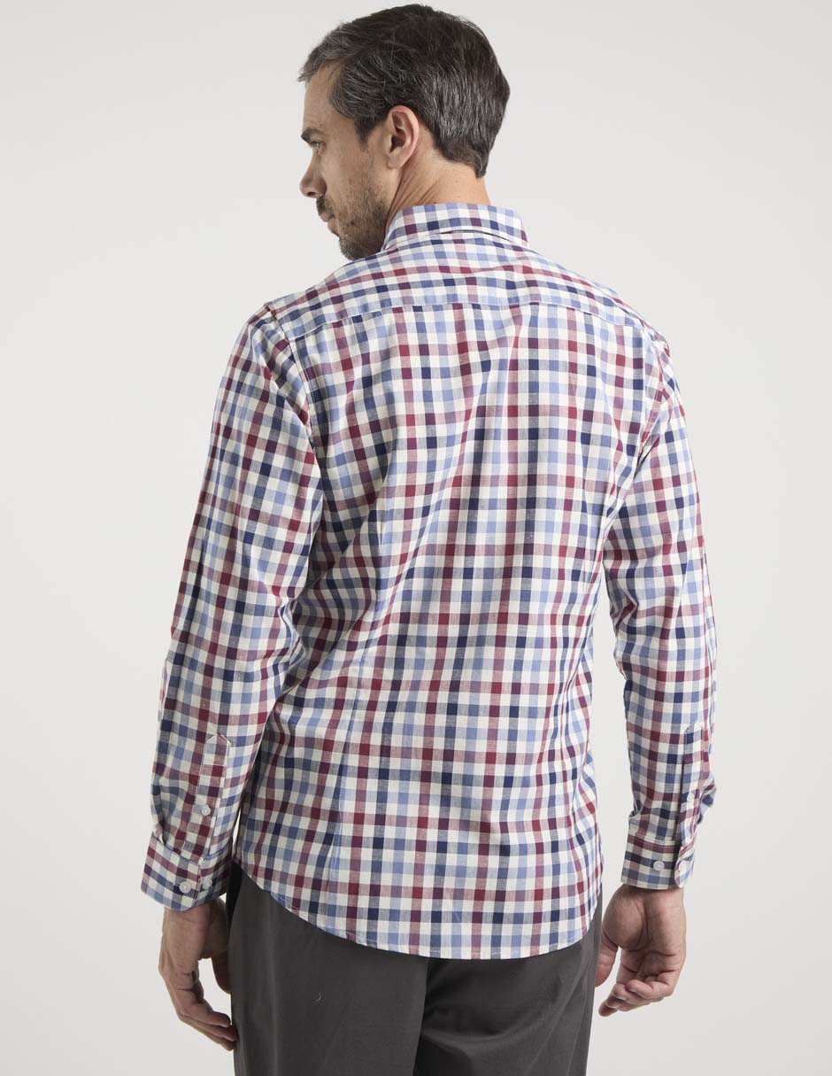 Camisa casual Dioro de algodón manga larga para hombre