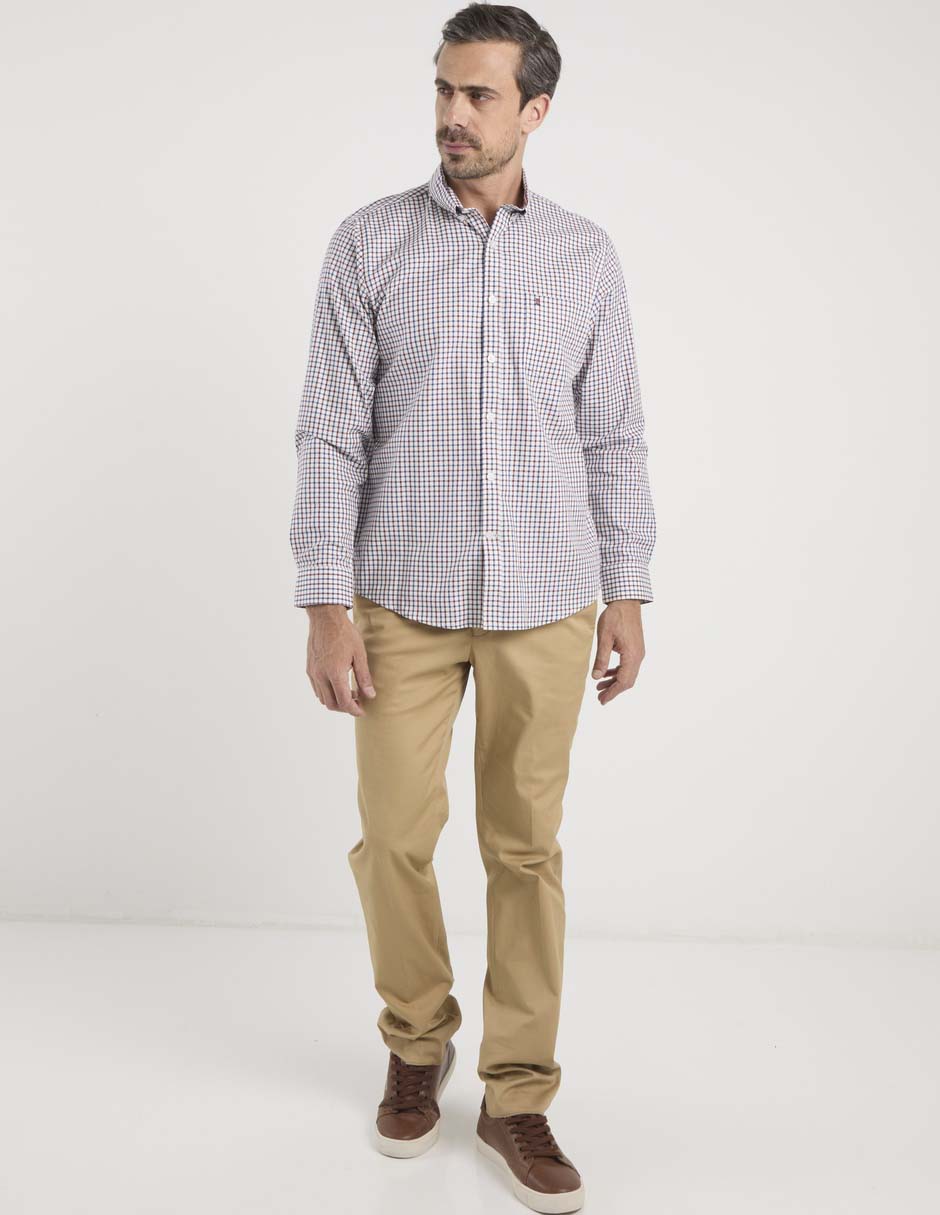 Camisa casual manga larga para hombre 3