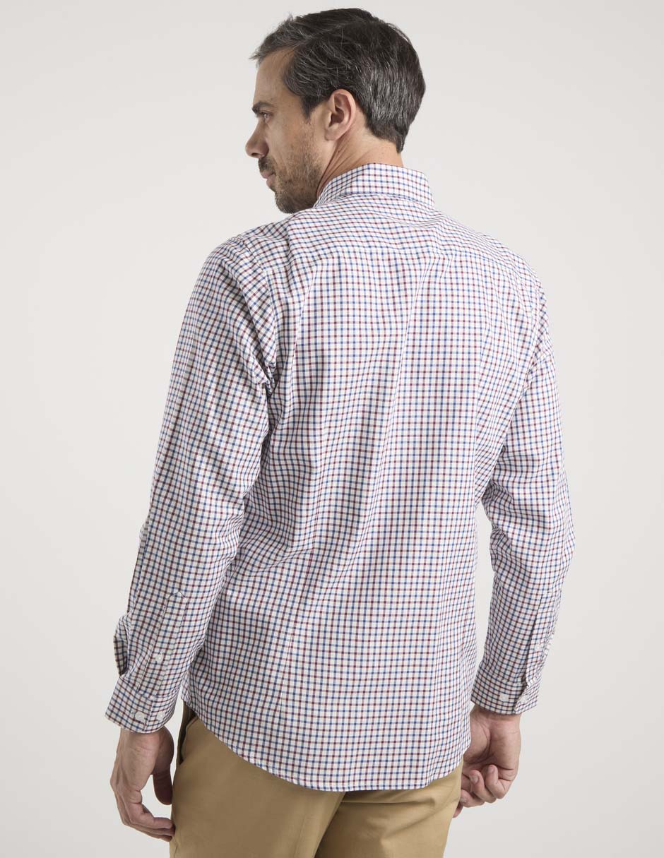 Camisa casual manga larga para hombre 5