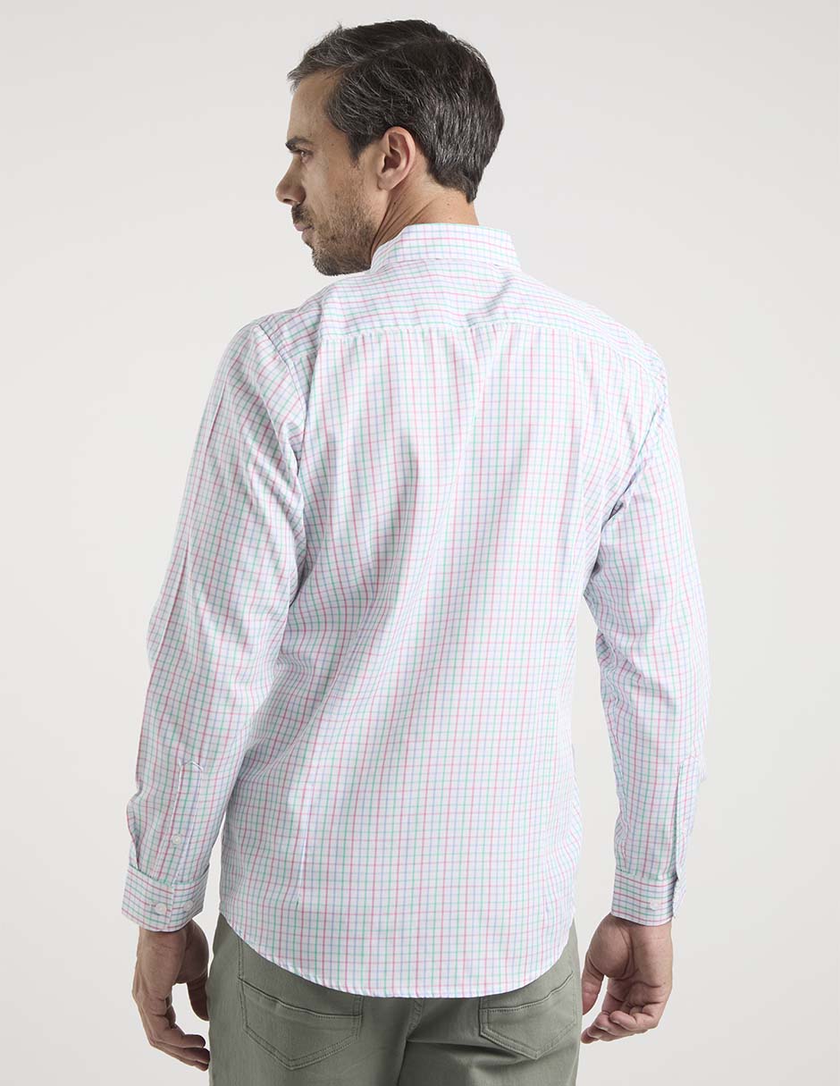 Camisa casual Dioro de algodón manga larga para hombre