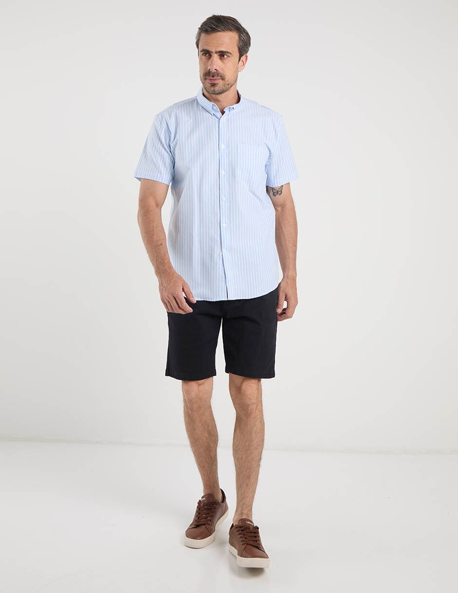 Camisa casual manga corta para hombre 3