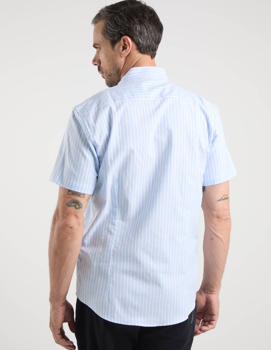 Camisa casual manga corta para hombre 6