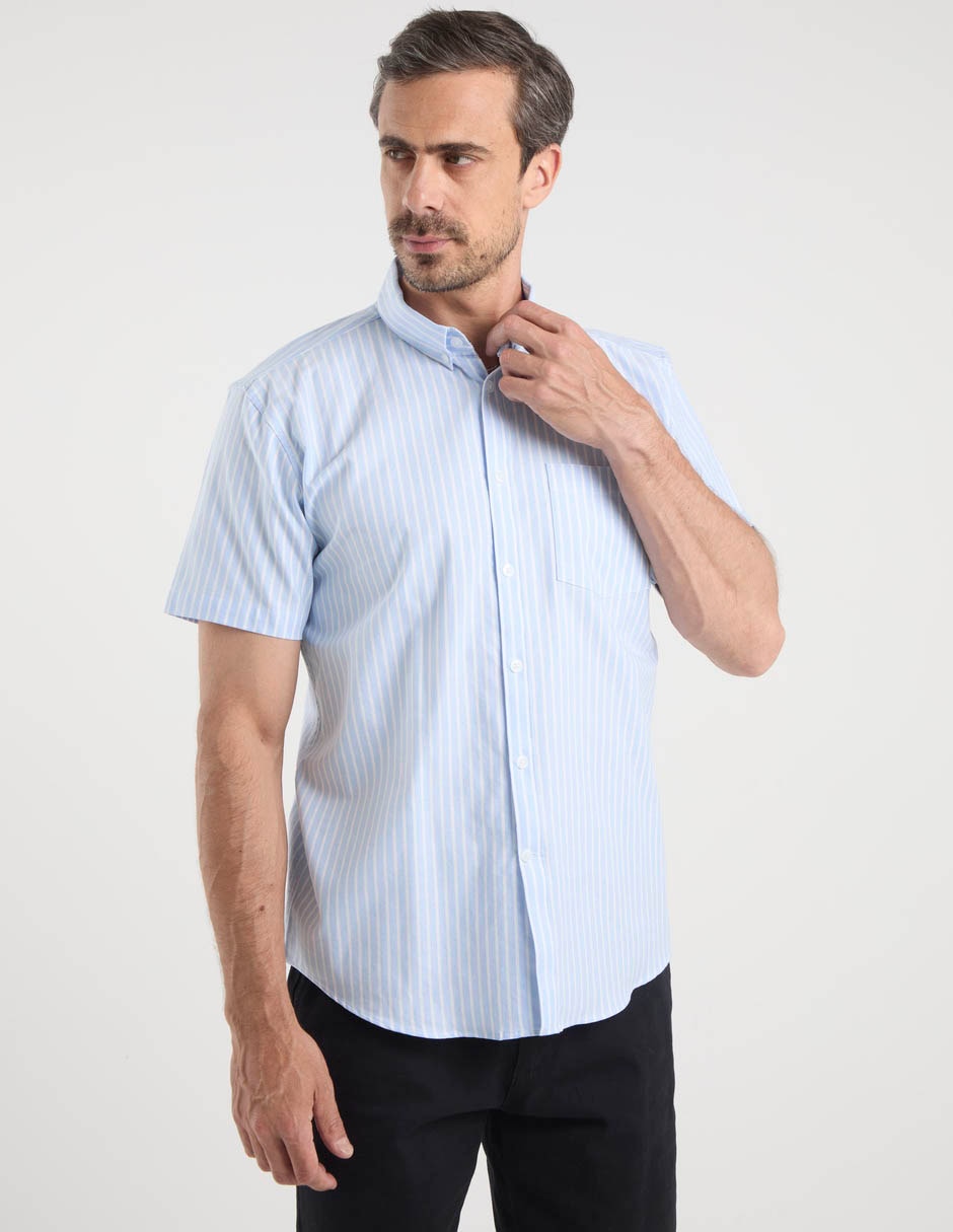 Camisa casual Dioro manga corta para hombre