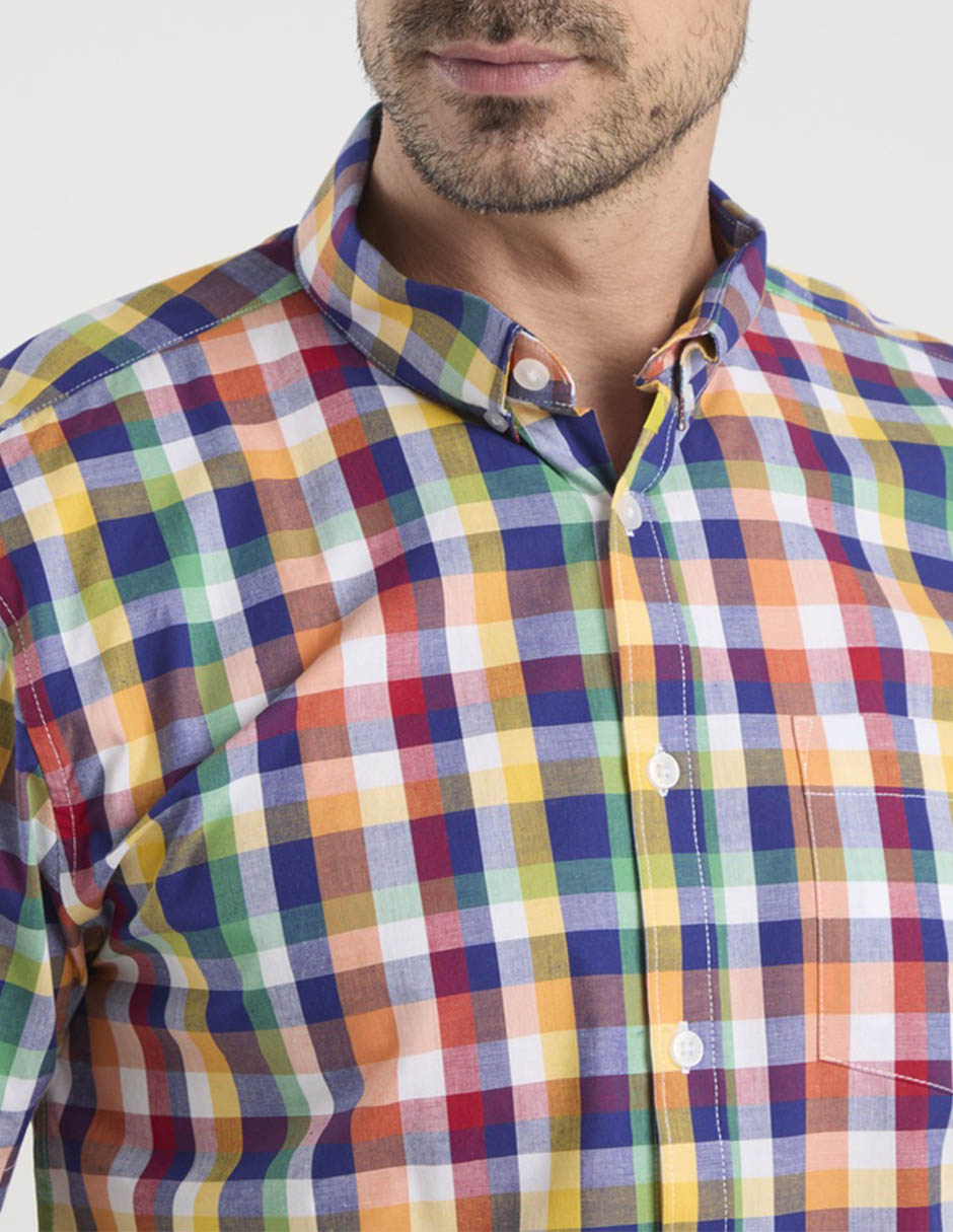 Camisa casual Dioro manga corta para hombre