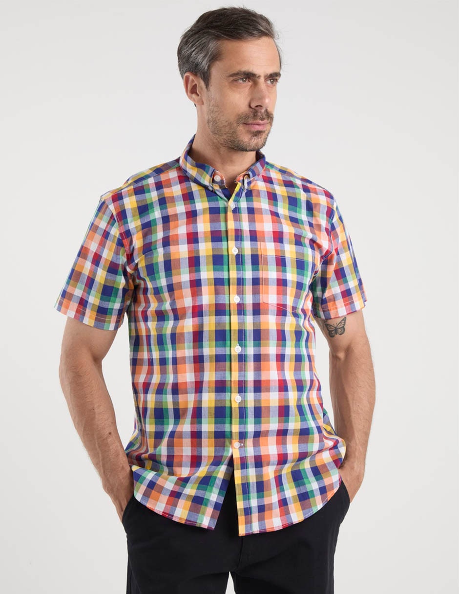 Camisa casual manga corta para hombre Camisa casual manga corta para hombre