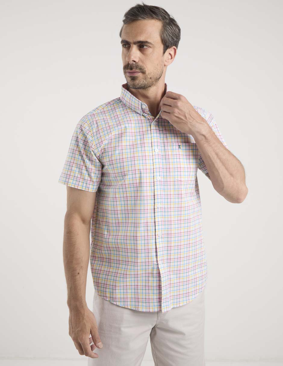 Camisa casual manga corta para hombre 3
