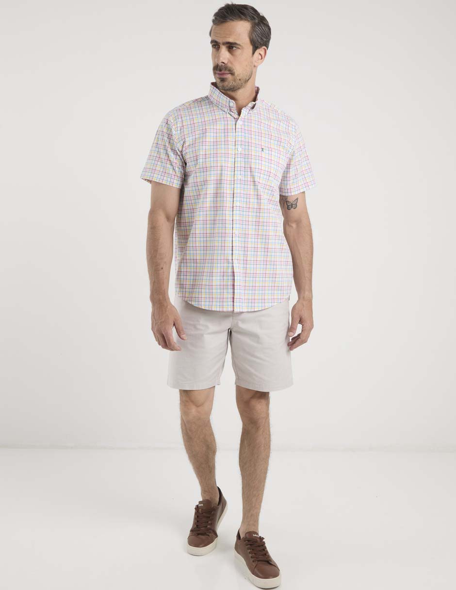 Camisa casual manga corta para hombre 2