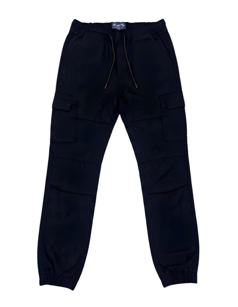 Pantalón jogger regular de gabardina para hombre 2