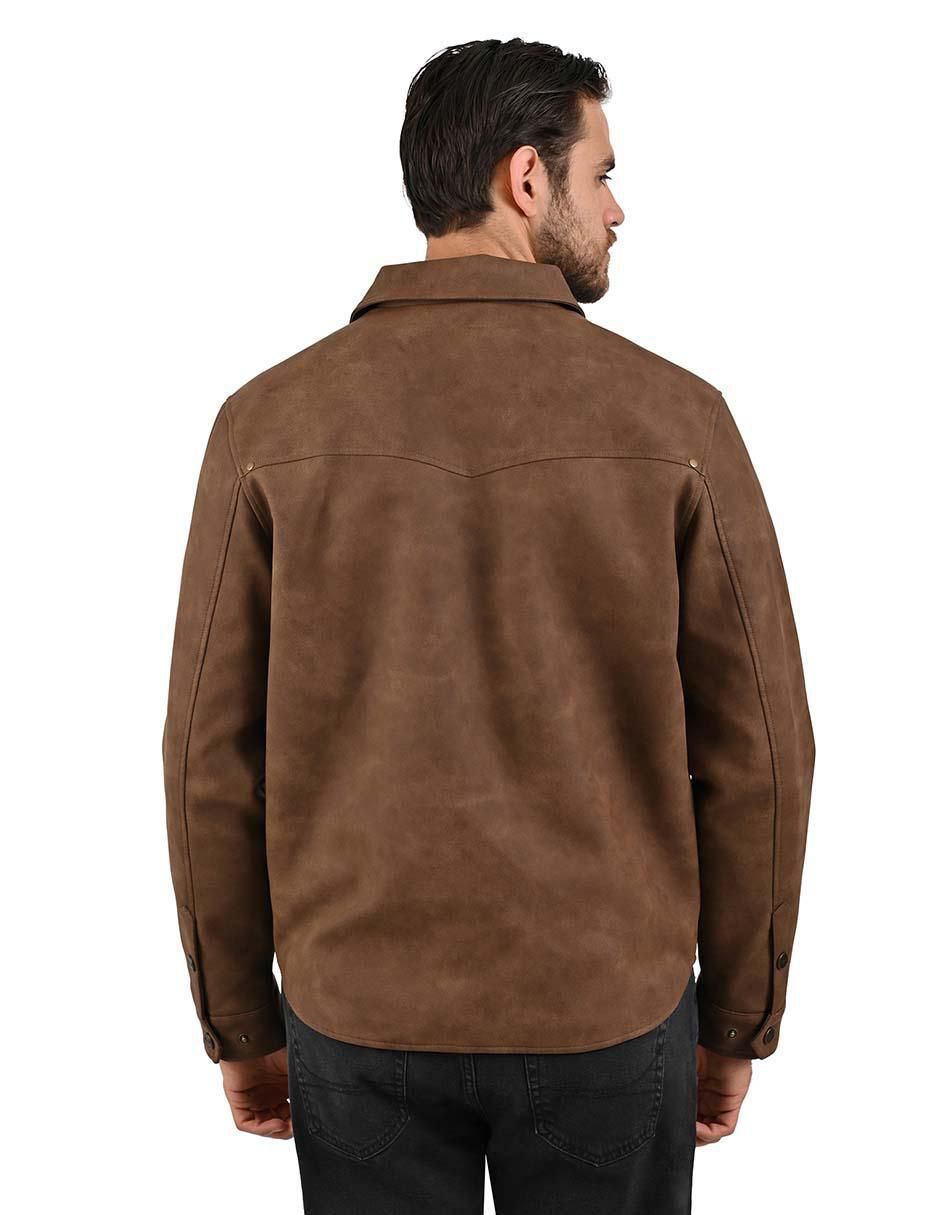 Chamarra casual con bolsillos para hombre 2